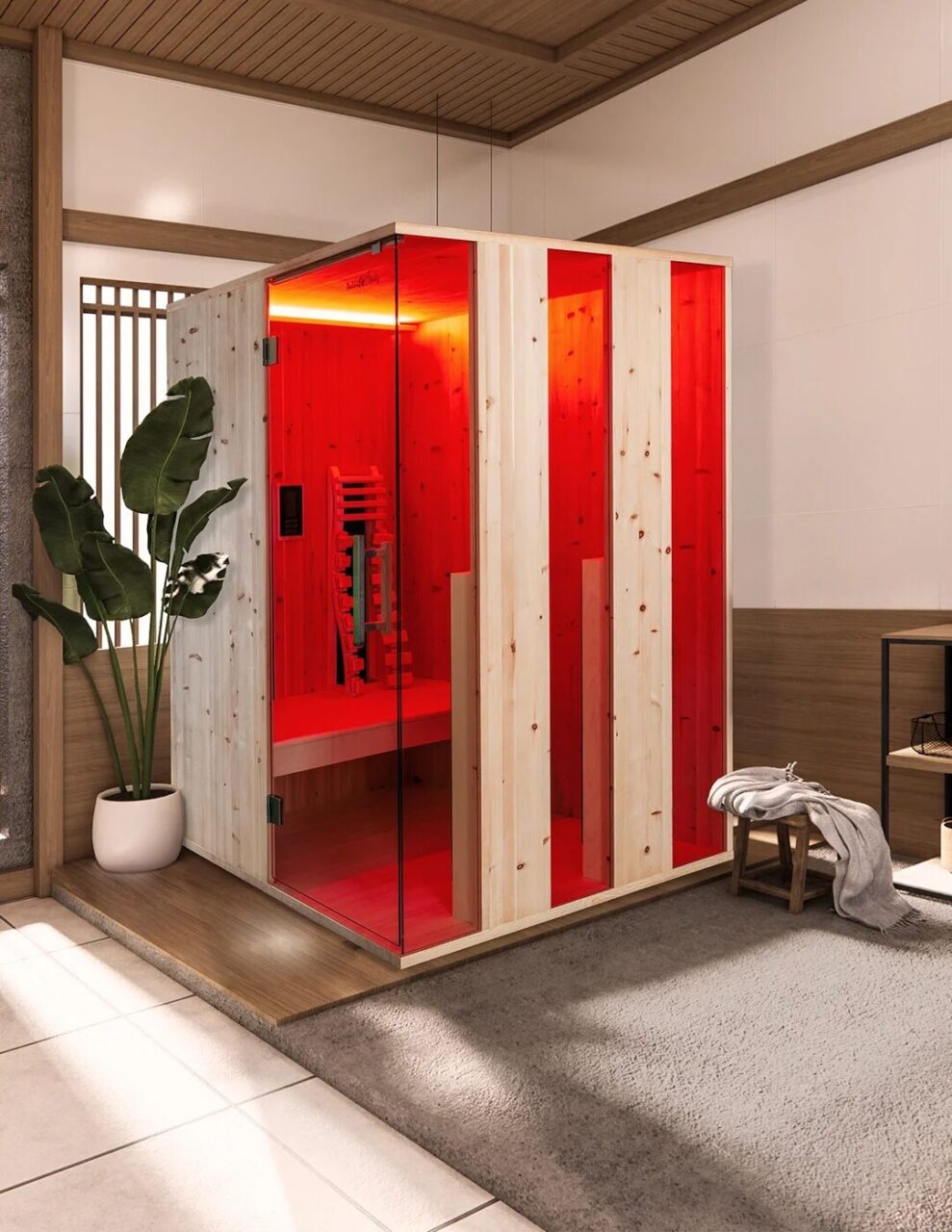 Infrarotkabine Aura 2 - Außenansicht