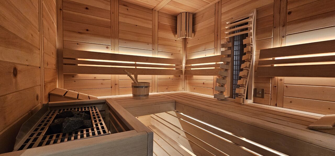 Sauna Innenausstattung