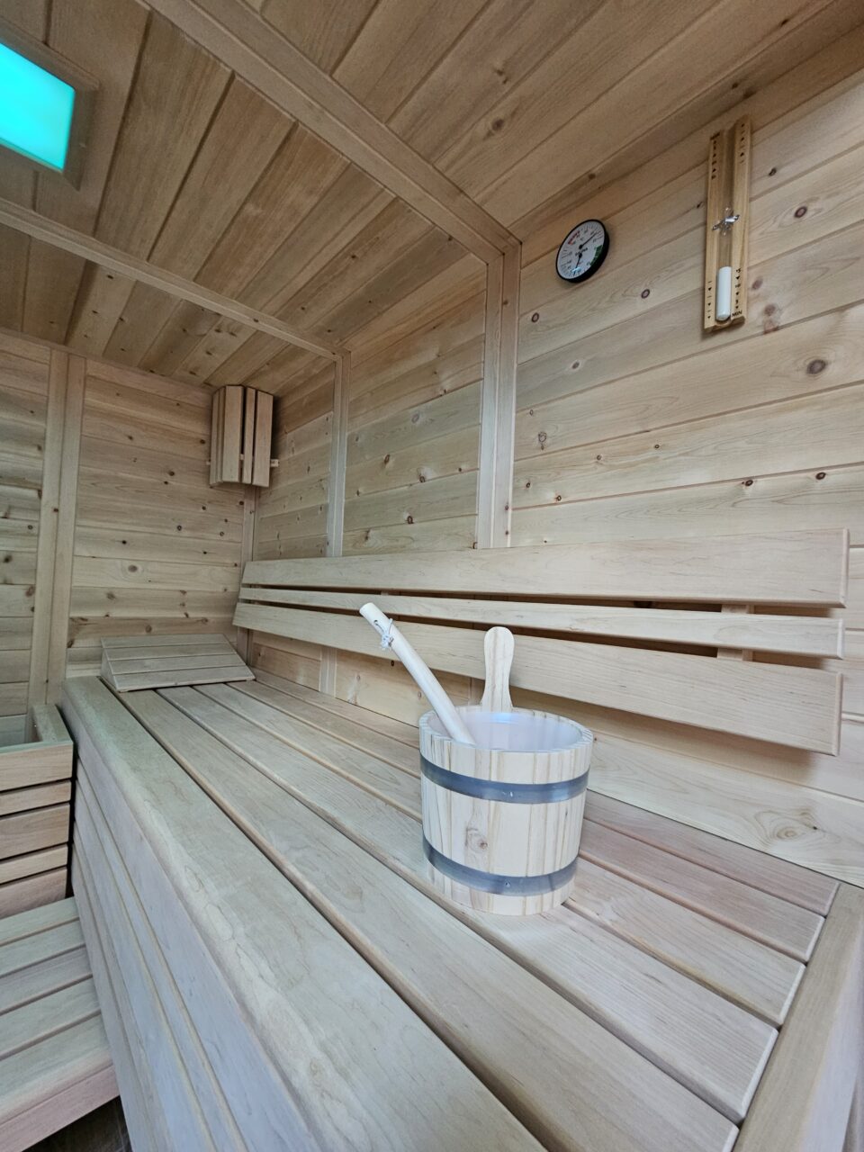 Sauna für Zuhause Kristall Installation in Zell am Harmersbach
